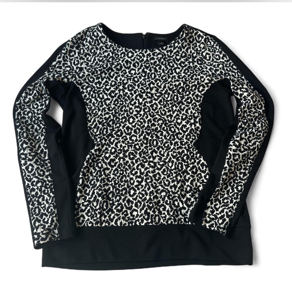 Ann Taylor Animal Print pullover